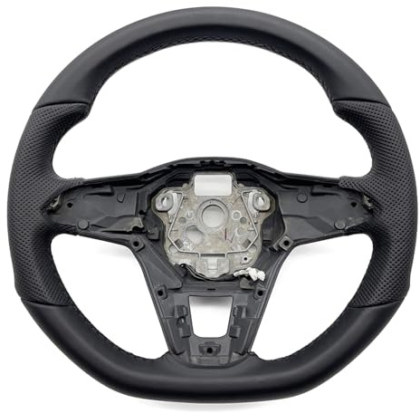 GYTTAK Volanti Sportivi Auto Compatibile con per Golf MK 6 7 per GTI 8 R Volante in Fibra di Carbonio Contiene Pulsanti Acc E Accessori per Auto Riscaldati(Style 1)