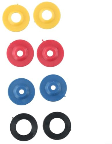 Lot de 8 limiteurs de débit de tuyau de douche avec limiteurs d'économie d'eau en 5 L, 7 L et 11 L par minute, raccord de 1,27 cm pour la plupart des robinets de douche pour réduire la consommation