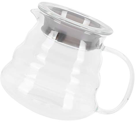 XUMIUZIY Serveringskaraff i Glas för Kaffe |Klar Kaffekanna Professionell Bardisk (300 ml)