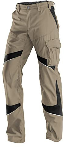 Kübler 22505365-2599-54 Hose Activiq Größe 54, Sandbraun/Schwarz
