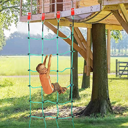 maxant Kletternetz, Outdoor-Kletternetz, Spielplatz-Sicherheitsnetz, Hofrahmen, Kletternetz, Baumhaus-Seilleiter, Seilnetz für Kinder und Erwachsene (76,2 x 195,5 cm)