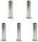 Aoktorkit 5Pcs Single Hole Clevis Pins 8mm x 40mm Stainless Steel Flat Head Pin T Shape Round Pin for Hitch Pin Lock Systems