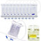 Luriseminger 10pcs Sacs de Drainage Urinaire de 750ml, Poche Urinaire avec Anti-Reflux, Drainage Urinaire Sac de Drainage D'urine de Sac de Jambe avec Valve et Drain