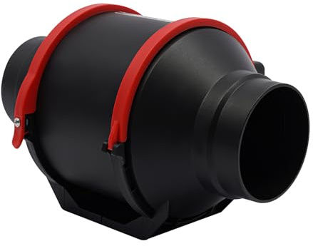 Akuoyiexemye Ventilatore assiale da 100 mm, 40 W, ventola di scarico assiale, 2600 giri/min, ventole assiali, flusso d'aria 310 m ³/h, per riscaldamento, raffreddamento, booster, ventilazione e