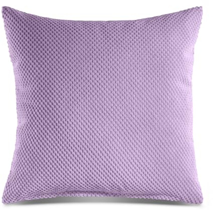 Quantum Interior by Maxland Dekokissen gefüllt extra weich ca.45x45/ 70x70 cm mit Strukur Bubble Zierkissen Größen, Sofakissen (Flieder, 70x70)