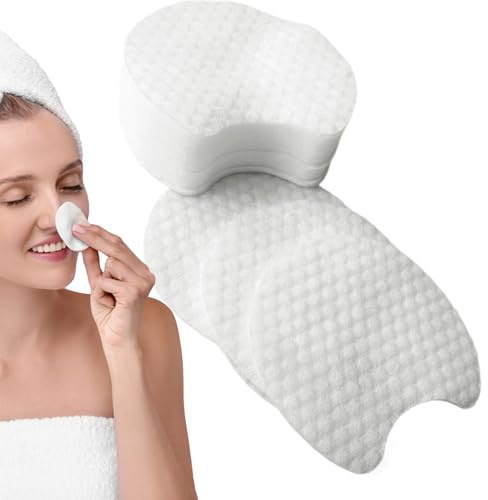 Make-Up Pads - Gentle Cotton Pads for Make Up Removal, Natural Soft Round Care Wipes for All Skin Types, Travel-friendly - Ideal for Women and Girls