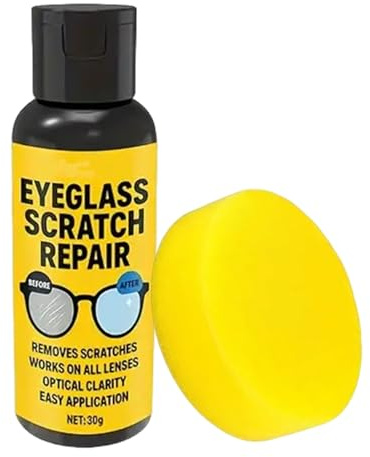 Enlève-Rayures pour Lunettes de Vue,Nettoyant Lunettes Ecrans | Éliminateur de Rayures pour Appareils Miroirs Vitres Écrans Table Cuisine Voiture