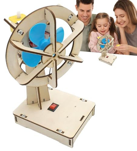 Kit d'expérimentation scientifique - Jouets éducatifs électriques avec ventilateur oscillant, kit d'activité de circuit | Jeu éducatif de physique, développement de la pensée logique, MINT-E pratique