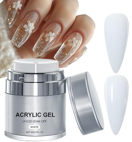 Nagelskulpteringsgel Slät Och Jämn Manikyr, Byggare Samt Härdare För | 30 Gram Nagelförstärkande Gel Slät Skulpterande Fyllande Formande Härdande och Fö