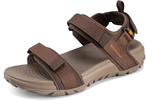 Mishansha Sandalias Hombre Trekking Punta Abierta 39-46 EU | Sandalias de Senderismo, Verano, Deportivas, Playa, Aire Libre