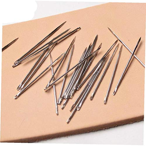 Cuoio Ago per Cucire 5pcs / Set di Vestiti in Pelle Triangolare Mano Testa Aghi Professionale Cucire Pin Rifornimenti del Mestiere di Cucito