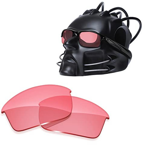 ToughAsNails Ersatzglas für Oakley Bottle Rocket OO9164 Sonnenbrille, HD Pink