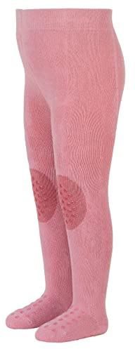 Sterntaler Baby Girls' Plain Tights, pink, 6-9 Months