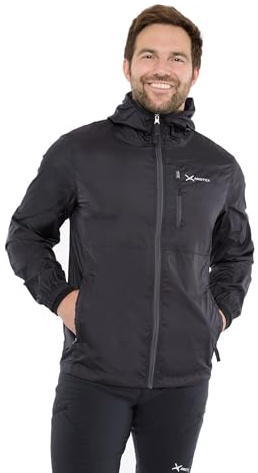 Arctix Men's Zephyr Windbreaker Jacket, Black, XX-Large