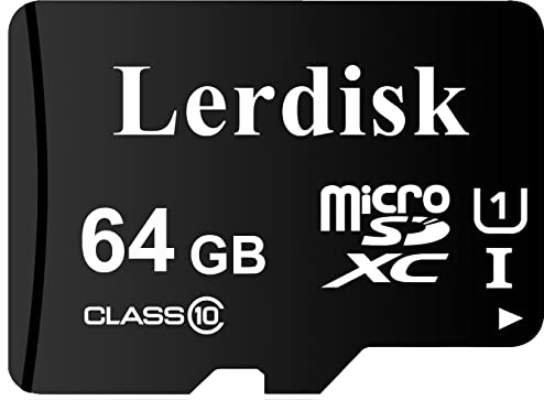 Lerdisk Factory Wholesale Micro SD Card 64GB U3 in Bulk Micro SDXC UHS-I Manufactured by Authorized Licensee (64GB U3)