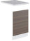Vicco Frontblende R-Line, Geschirrspüler Fronttür, Edelgrau/Weiß/Weiß, AP Marmor