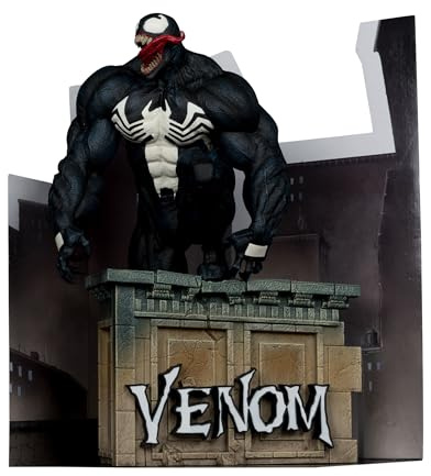 McFarlane Toys - Marvel Venom - Coleccionable a Escala 1:6 con Escena y cómic (Venom #5)