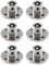 JAWUZ 6 pezzi 6mm flange di accoppiamento Flangia Giunto Connettore per albero asse per fai da te e motori di modellini radiocomandati DIY RC Modello Motori
