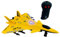 Avión de juguete con luces, movimiento radiocontrol, avión jumbo, avión, avión, super jet, caza, juguete con movimiento con mando a distancia con luces, avión RC grande, 23 cm, juguete teledirigido