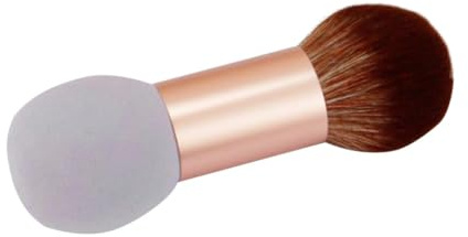 Gogogmee Pincel De Doble Punta Brocha De Maquillaje Práctica Para Colorete y Polvo Suelto Herramienta De Maquillaje Creativa Para