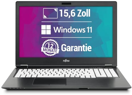 Fujitsu LifeBook U758 15,6 Zoll Full HD Laptop Intel Core i5-7200U@ bis zu 3,1 GHz 32 GB 1000 GB SSD mit Windows 11 Pro & GRATIS Antiviren-Software inkl. 12 Monate Garantie (Generalüberholt)