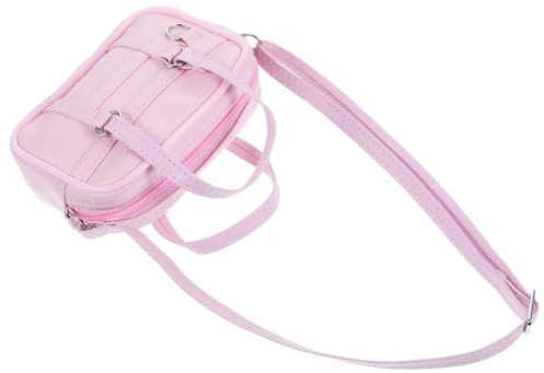 Mikinona Miniatyr Dockväska Dockskåp Rosa Large Dekorativ och Hållbar Accessoar för Dockkläder och Samlingar Present och Diy-tillbehör