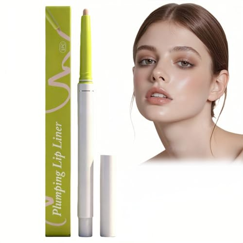 Invisible Extreme Plumping Lip Liner Pencil,Waterproof & Long-Lasting Nude Lipstick Crayon,Matte Gloss Lip Stain Pen for Natural Shade