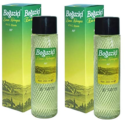 Bogazici Kolonya 80° 2X 200ml Lemon EAU de Cologne