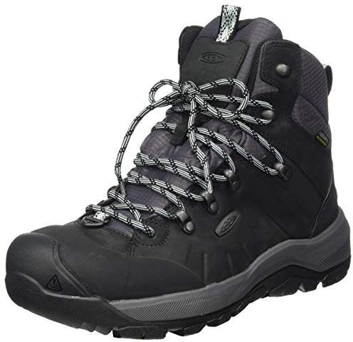 KEEN Herren Wanderschuh Revel IV MID Polar M, Dunkelbraun/Karamell-Café, Größe 43 EU