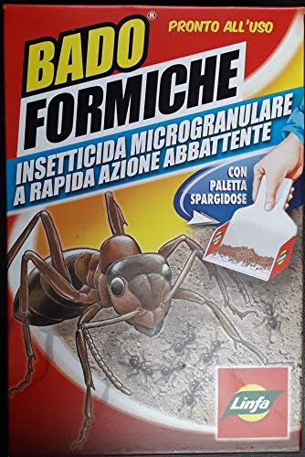 LINFA BADO FORMICHE esca GRANULARE CIPERMETRINA TETRAMETRINA ANTIFORMICHE 750gr