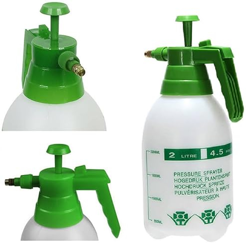 Optimal Products 5L, 8L,10L, 12L & 20L Garden Pressure Weed Spray Bottle Hand Pump Water Plant Sprayer Portable UK (2 Litre)