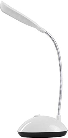 Cymwer LED Desk Lamp Foldable Bendable Eye Protection Table Kids Student Reading Lamp (White)