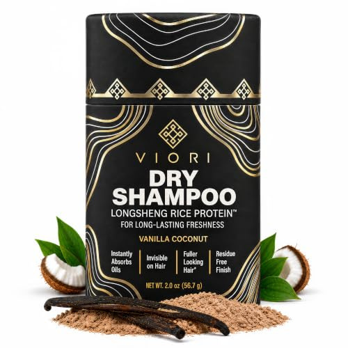Viori Dry Shampoo Powder - Vanilla Coconut, Fast-Absorbing