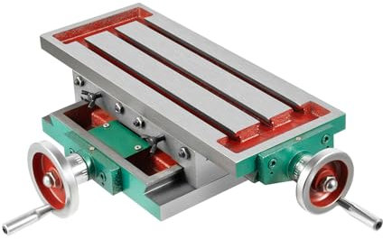Milling Table,Compound Slide Milling Table Multifunction Worktable,Cross Milling Machine Compound 2 Axis 4 Ways for All Drill Stands Bench Drilling Milling Machine