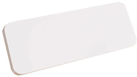 Bureau flottant mural – Établi pliable et table à manger pour cuisine, poste de couture et ateliers – Bureau compact blanc (120 x 30 cm) pour économiser de l'espace