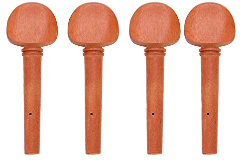 Violín Clavijas, Clavijas de Ajuste de Madera, Piezas de Reemplazo, 4 Piezas, Para Violín 4/4, Para Músicos, Estudiantes y Profesores