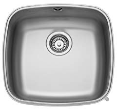 Leisure LUB42/ Linear Unterbauspüle, Edelstahl, 1 Becken, Unterbauspüle