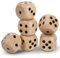 Unvtap Spielwürfel 6 Stück Holzwürfel Groß 30mm Natur Holz Dice, Würfelbecher, Würfel Holz Großer 6 Seitige Würfel Brettspiel Kartenspiel Partyspiele Kinder Spiele, Tischkartenspiele Zubehör