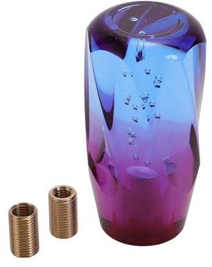 INFINAUTO Pomo De Cambio De Marchas Azul Y Morado 1 Set Universal Acrílico
