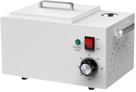 Amagogo Máquina calentadora de eléctrica, equipo de belleza de la piel, calentador de Metal de 2,5 L para depilación, olla de cera profesional para