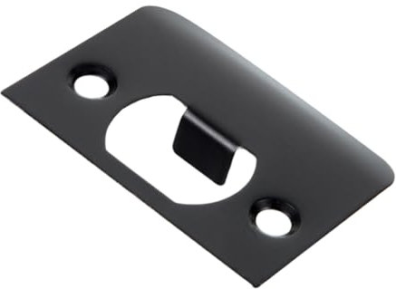 KONTONTY Guide De Serrure De Porte Trou Crochet De Porte Plaques De Gâche De Porte Poignées De Meuble Poignées Bouchon Frapper Aimants De Porte Vis De Platelage Pont Black Acier Inoxydable