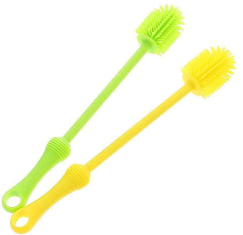 Brosses Pour Biberons En Silicone À Long Manche Nettoyants Pour Gobelets Goupillons Pour Biberons