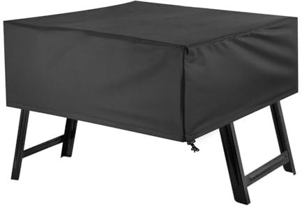 Goxiry Housse de barbecue - 80 x 60 x 25 cm - Résistante aux intempéries - Étanche - Noir - Universelle - Pour cuisinière à gaz pour l'extérieur
