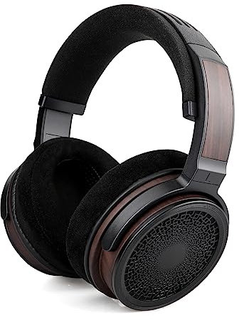 LINSOUL HarmonicDyne Zeus Elite - Cuffie over-ear cablate con membrana di sospensione da 50 mm e retro aperto, con 2 cavi IEC personalizzati (Zeus Elite)