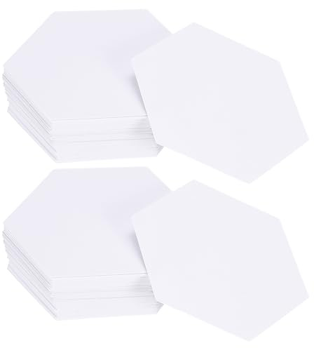 Sourcing Map 200 Count Hexagon Quilt Template, 1.25-Inch English Paper Piecing Template for Quilting, Sewing, DIY Craft