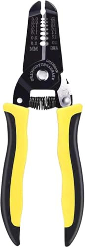 Trifletopia 10-22 AWG Multi-Gauge 7 Precision Wire Stripper - Professional Handle Design Wire Strippers Electrical - Safety Lock Cable Stripper Tool for Easy Use