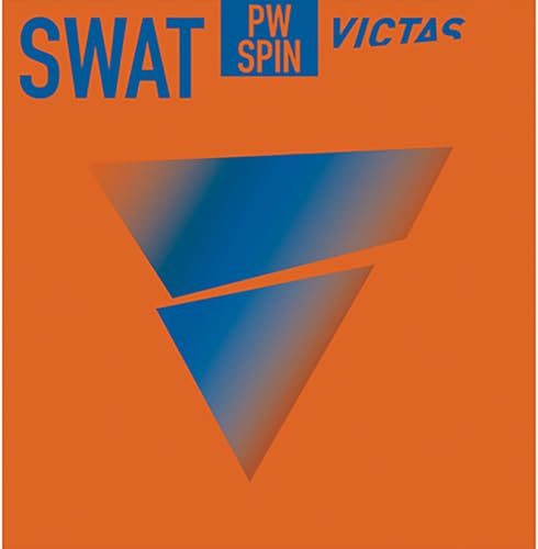 VICTAS SWAT PW Spin - Rivestimento per ping-pong (rosso, max)