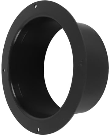 Ticha Joint de bride de conduit de système d'air frais central, interface de ventilateur de canalisation pour systèmes de ventilation raccords de conduit de 120 mm