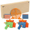 Nerf Elite 2.0 - Juego de Objetivos Face Off - 2 lanzadardos, Objetivo y 12 Dardos Nerf Elite - Lanzador de Dardos de Espuma para niños y niñas - Juegos en Exteriores