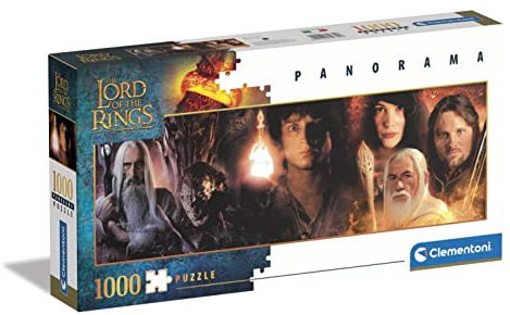 Clementoni - 39739 - Puzzle The Lord Of The Rings - Jigsaw Puzzle 1000 Pieces, Jigsaw Puzzle For Adults - Made In Italy